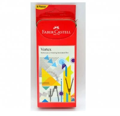 Faber Castell Vertex Math Set 9 Piece, FCIN163620