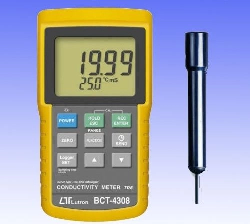 LUTRON BCT-4308 Bench Type Conductivity Meter, TDS, RS232/USB, Data Logger
