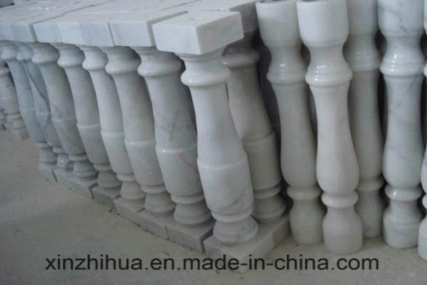 Natural White marble Railing