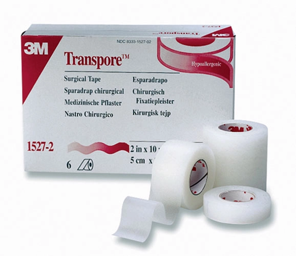 3M™ Transpore™ Medical Tape 1527-1, 25 mm x 9.1 m