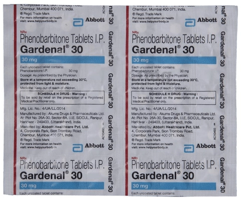 GARDENAL 30MG TAB.