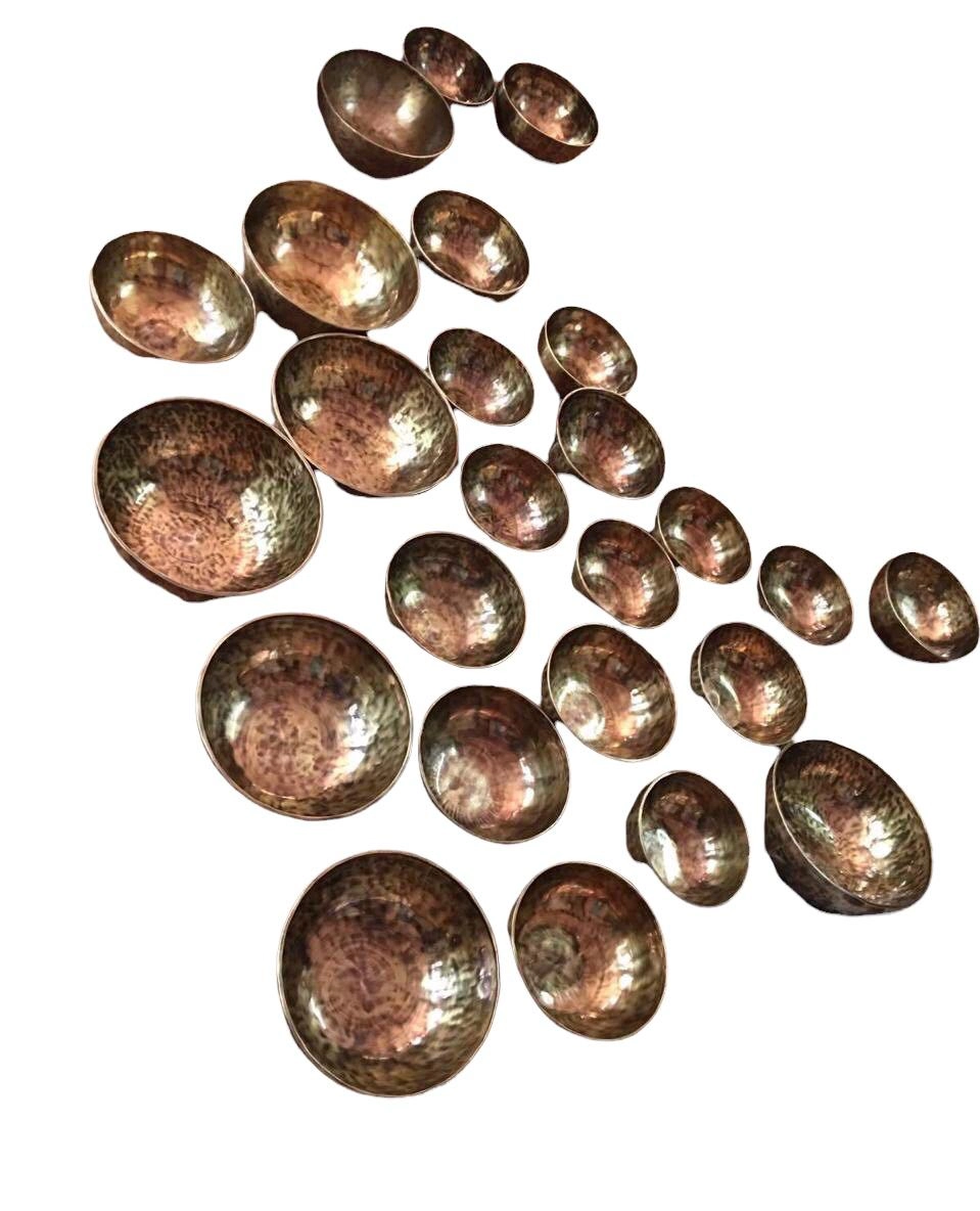 Antique color singing bowl