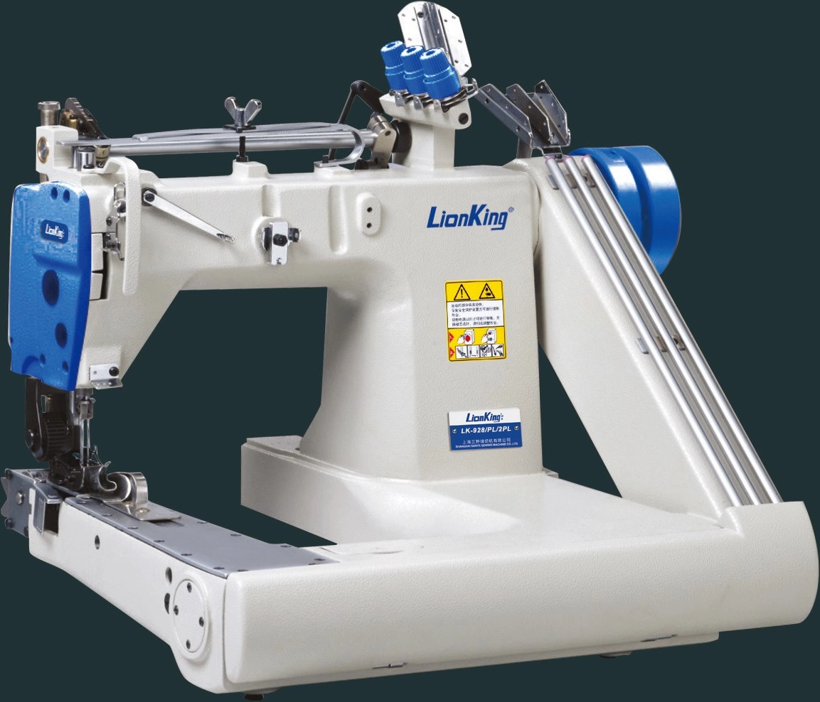 LionKing LK 928-2PL-Three Needle Feed-off-The-arm Chain Stitch Machine