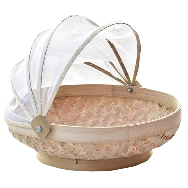 Natural Bamboo Fruit Basket