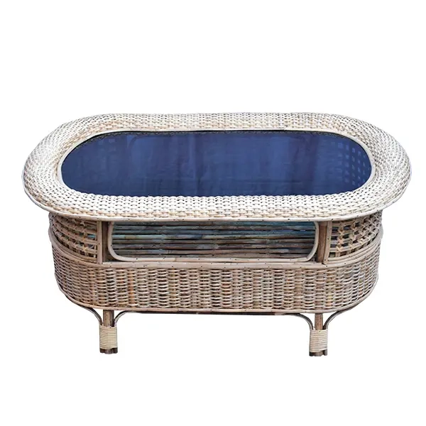 Cane & Rattan Coffee Table