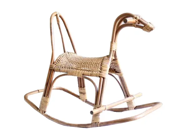 Natural Rattan Kids Horse
