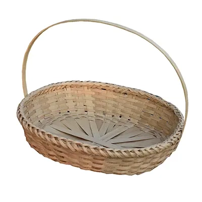 Natural Rattan Mandir Basket