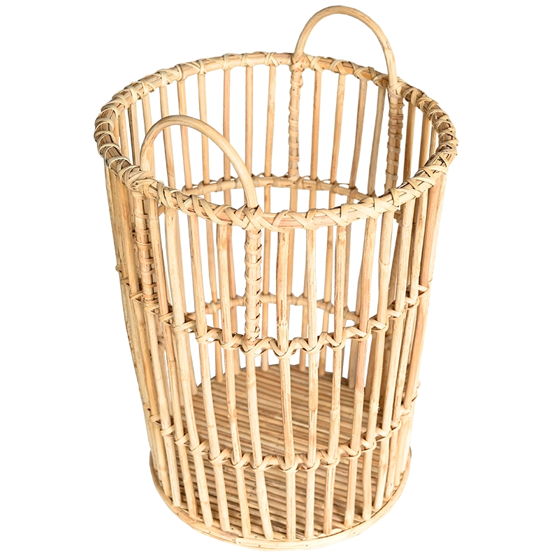 Natural Rattan Laundry Bin