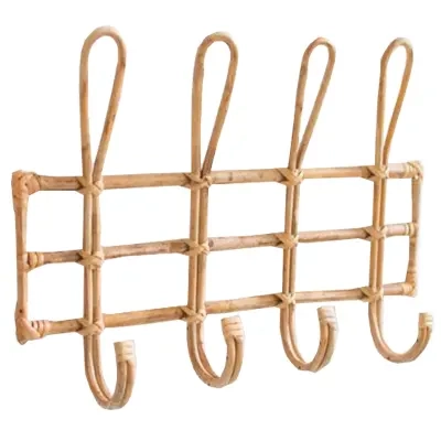Rattan  Clothes Wall Hangar