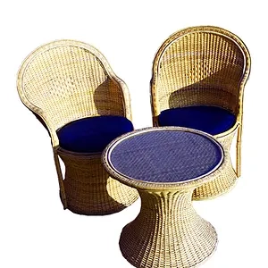 Wicker Chair and Table