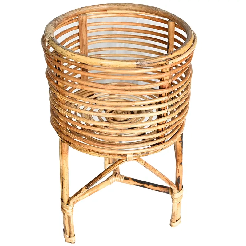 Natural Rattan Plant Stand