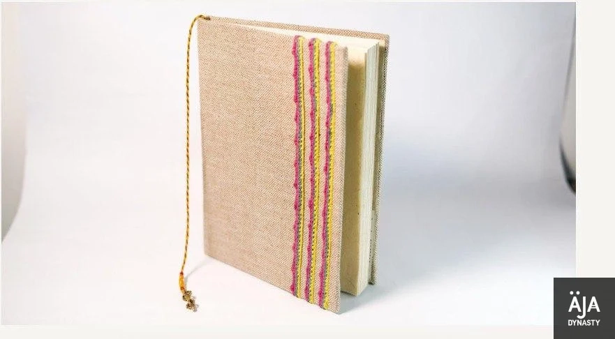 Lokta Notebook Lokta Notebook Cotton Cover with Bookmark, 60 Pages