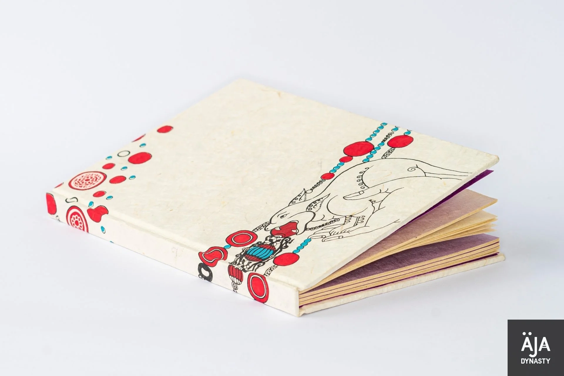 Lokta Notebook Magic of Thanka Turquoise Lokta Paper