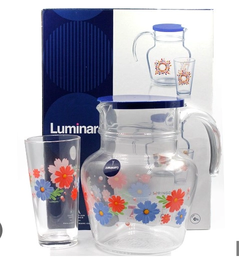 Luminarc -Q5666  7PC SPRING 7PC LOOM AMST + TIVO DRINK SET