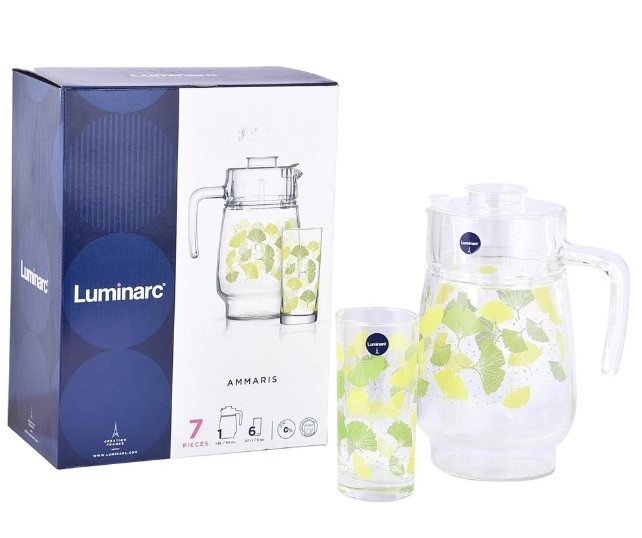 Luminarc-Q3900-AMMARIS AMSTERDAM + TRIVOLI 7PC DRINK SET	