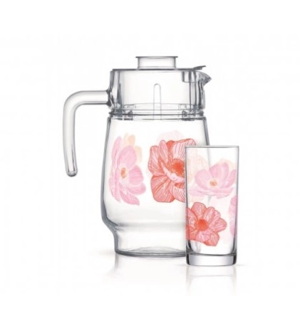 Luminarc-Q4799-ANABELLA PINK 7PC DRINK SET