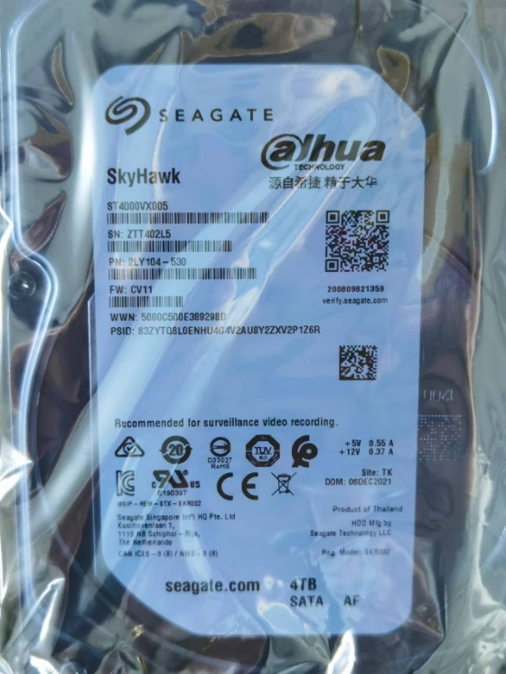 ST4000VX005 Seagate Surveillance 4TB 5900RPM SATA 6Gbps 64MB Cache 3.5-inch Internal Hard Drive