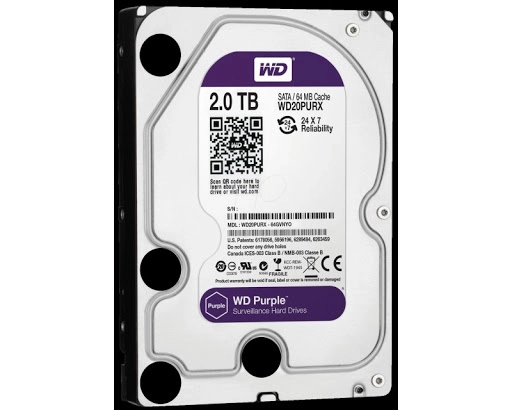 Dahua 4TB Hard Disk Drive - SATA 6Gb/s, 3.5"- WD40EVRX
