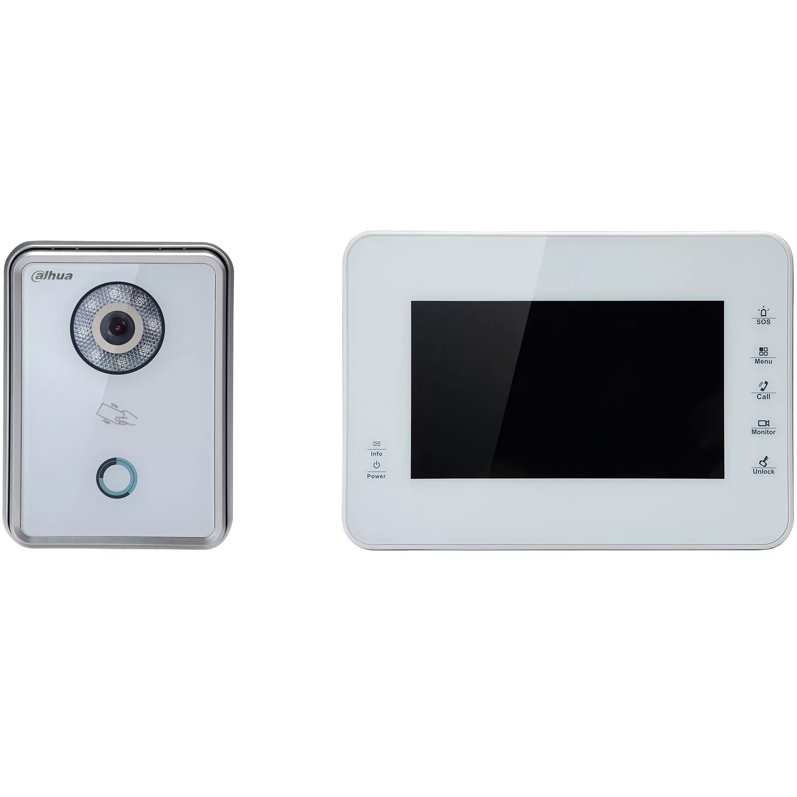 Dahua- DHI-VTKB-VTO6210BW-VTH1560BW- Wired IP Video Intercom System