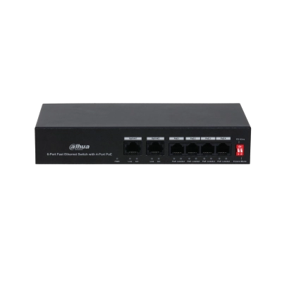 Dahua - PFS3006-4ET-36 6-Port Fast Ethernet Switch with 4-Port PoE