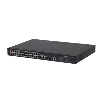 Dahua - PFS4226-24ET-240 24-port 100 Mbps + 2-port Gigabit Managed PoE Switch