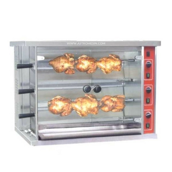 Commercial Gas Chicken Rotisserie Griller