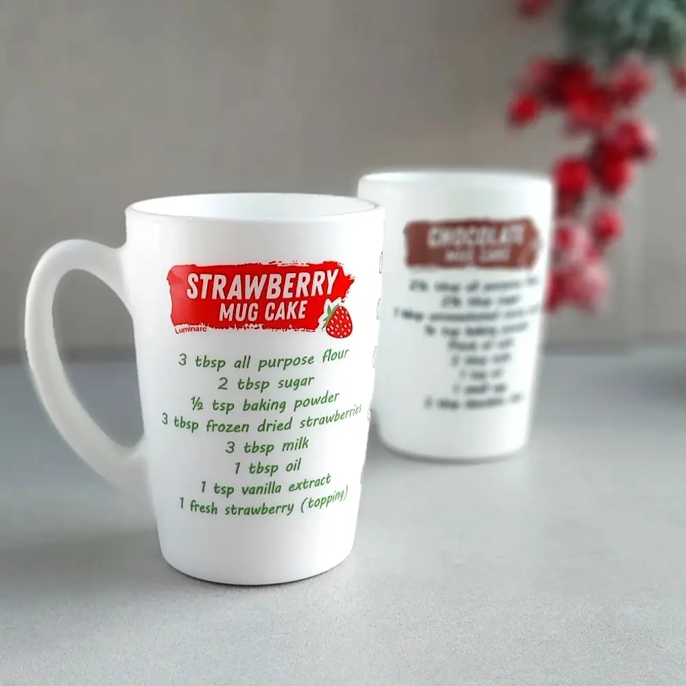 Luminarc	Q3835	TEMP OPAL NEW MORN CAKE RECIPES MUG 32CL