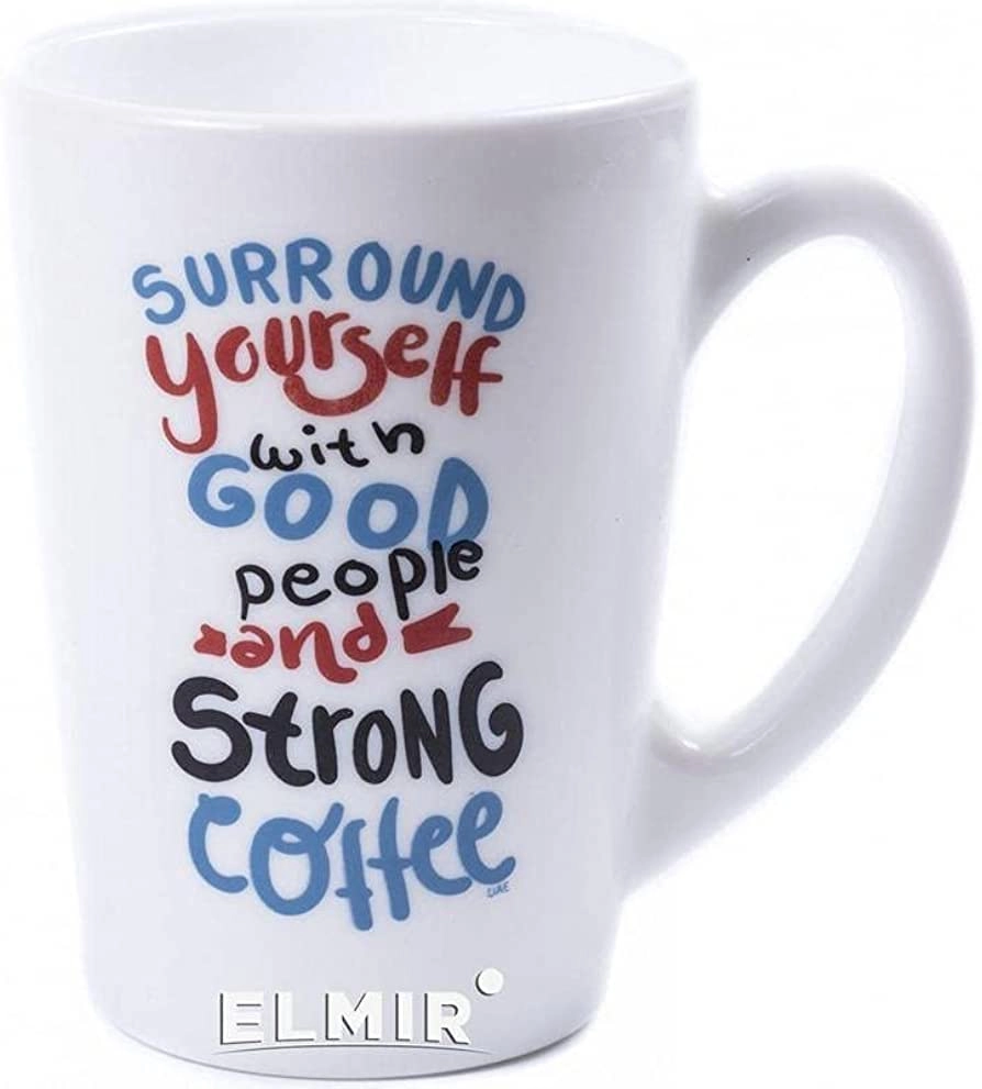 Luminarc N8728 TEMP OPAL NEW  MORN POSITIVITY ONLY MUG 32