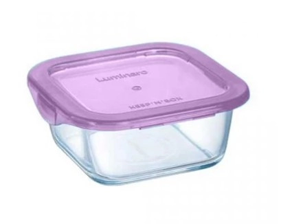 Luminarc	P7199	TEMP SQUARE FLAT RIM KEEP N PURPLE 76CL-A6