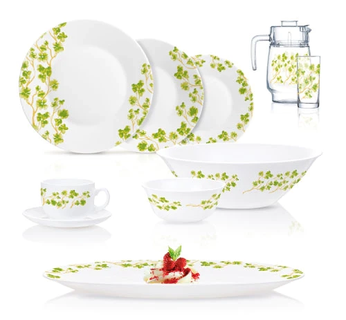 Luminarc	V0926	TEMP ESSE GREENERY GALA 46P DIN ST- AME