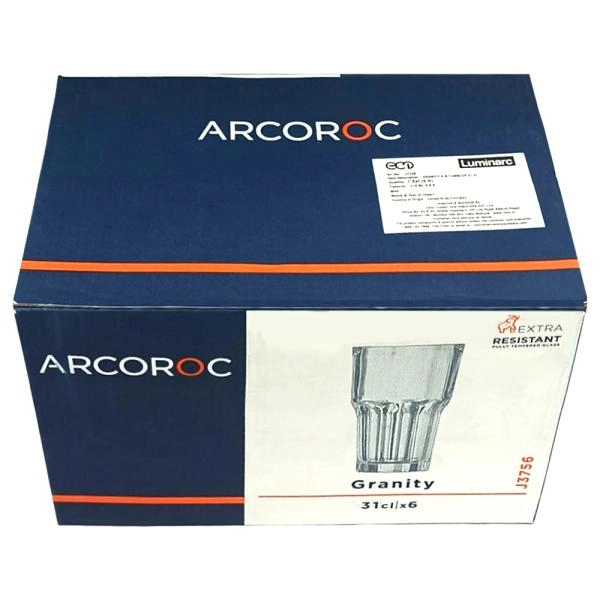 Luminarc TEMP GRANITY GLASS  H/B TUMB 31 YD6/B6 ARCOROC - J3756