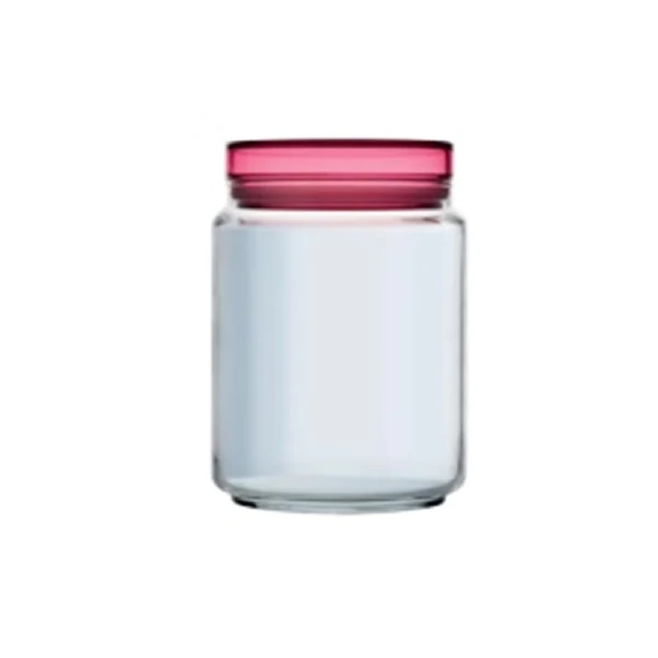 Luminarc-V0982-CORIO 1L JAR+PLANO PINK LID-FAR																		