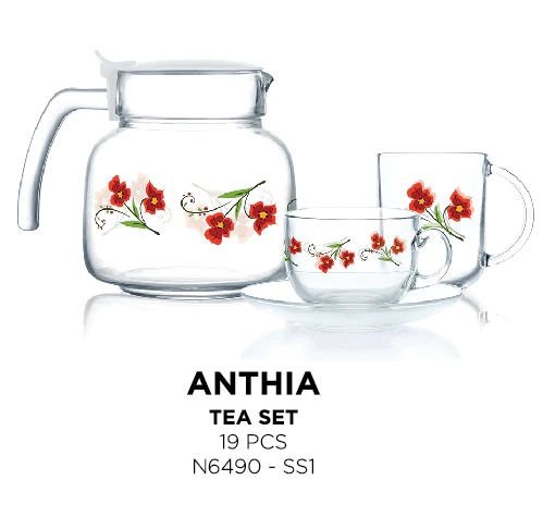 Luminarc	N6490	TEMP ANTHIA 19PC COFFEE SET