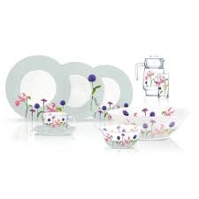 Luminarc	N2171	TEMP AMB ROZANA TREFLE 46 PC DINNER SET