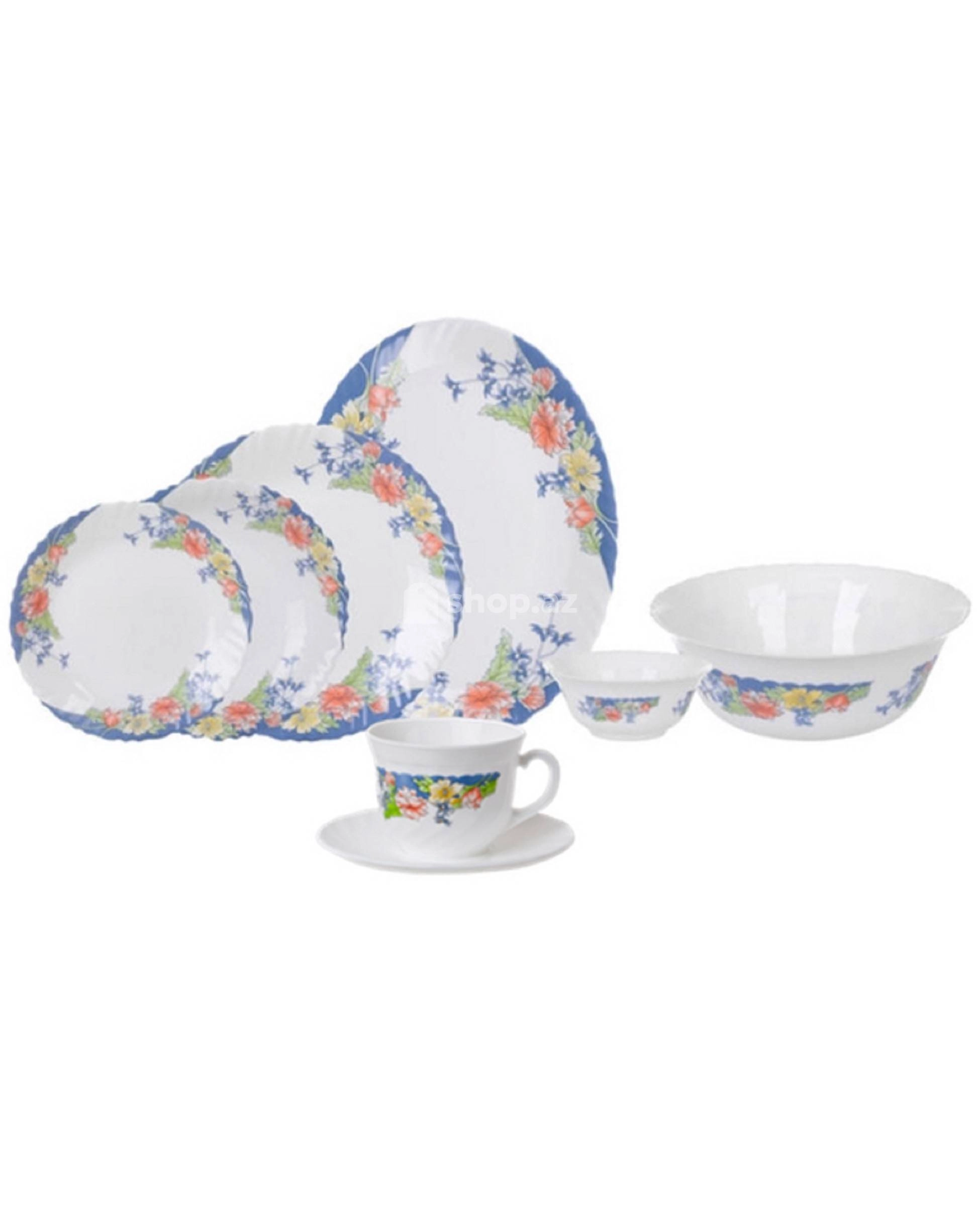 Luminarc L7797 TEMP ARCOPAL FLORINE 38P DINNER SET