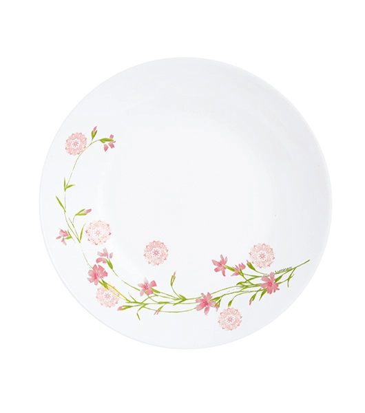 Luminarc-N3350-DIWALI ROMANCE PINK SAUCE PLATE 11CM																					
