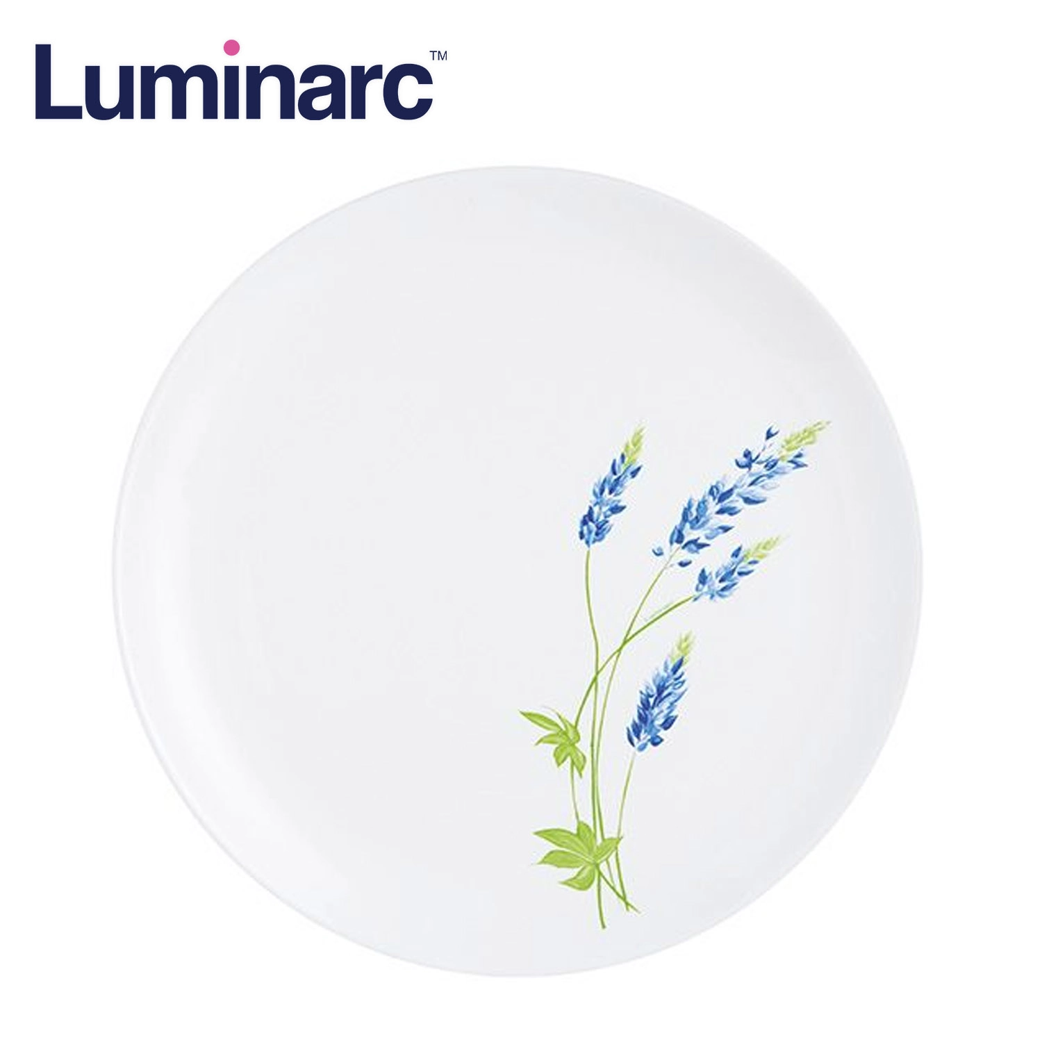 Luminarc-N3358-DIWALI SEINE BLUE FISH PLATE 33CM / 19CM																						