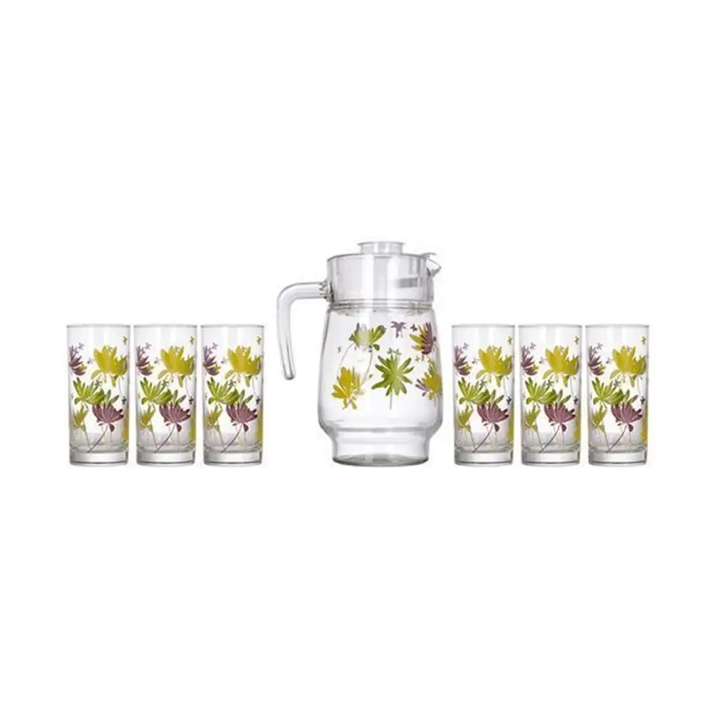 Luminarc	N0802	S7P CRAZY FLOWER AMST+TIVOLI DRINK SET