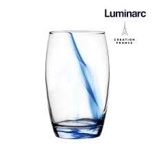 Luminarc	Q2891	GOBELET FH350 SALTO FLUID BLUE GLASS