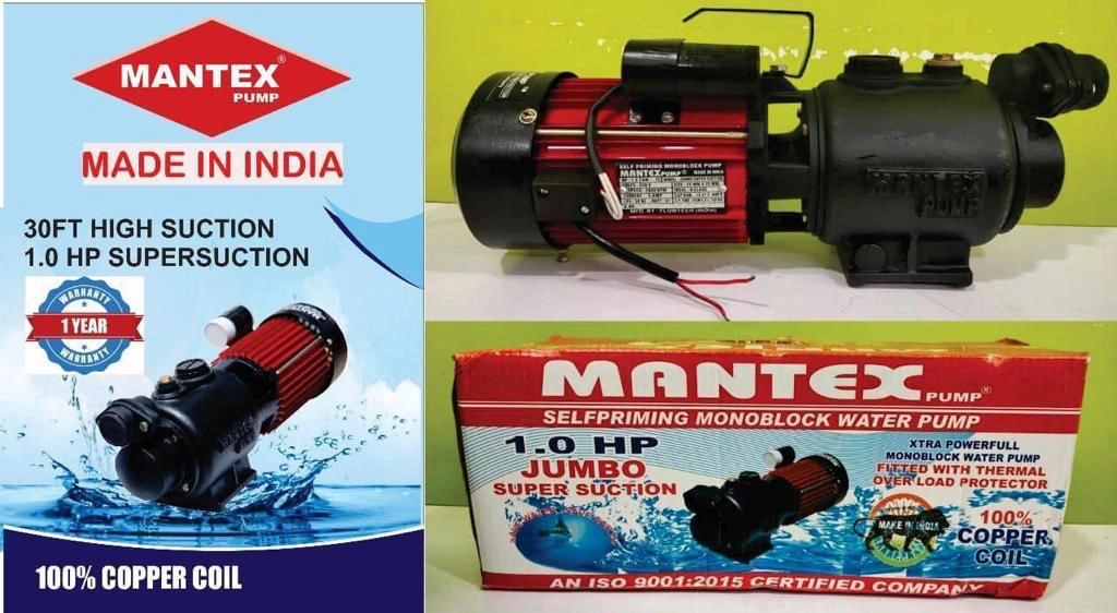 Mantex Selfpriming MonoBlock Water Pump