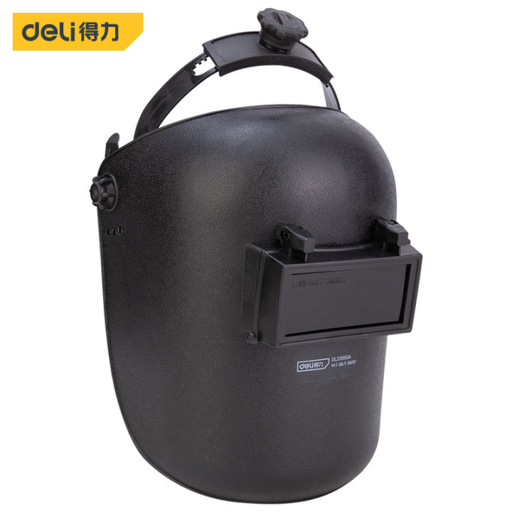 Deli EDL23950A Welding Mask Head-mounted (Black)