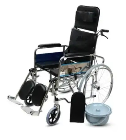 Deluxe Commode Wheelchair