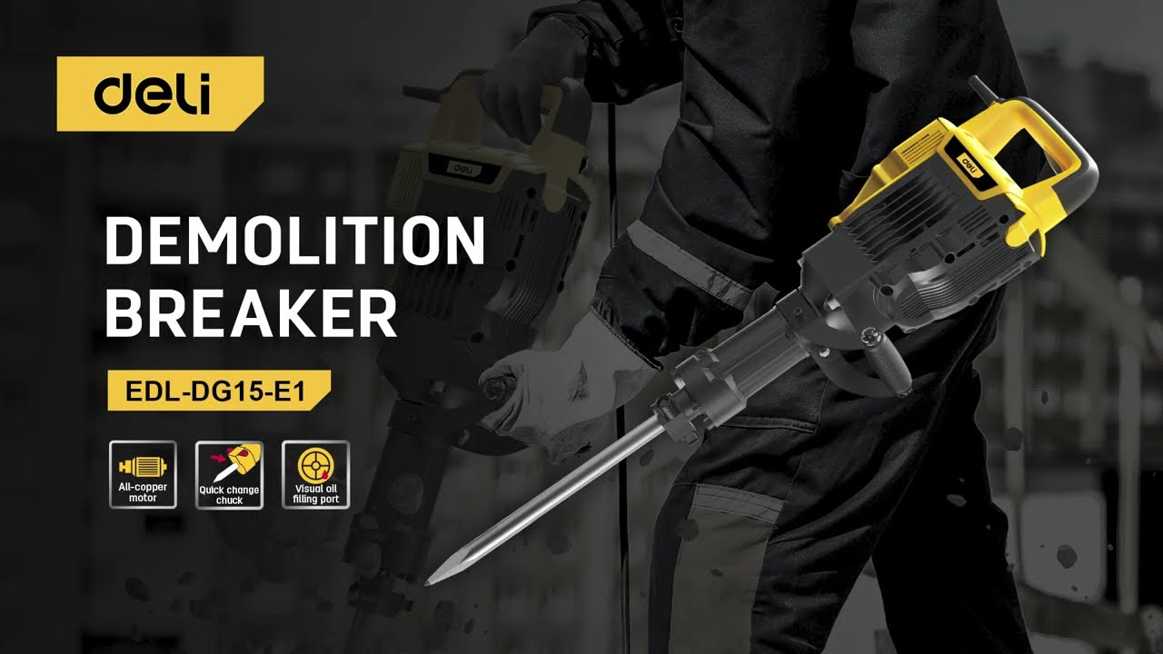 Deli EDL-DG15-E1 DEMOLITION BREAKER 1900W