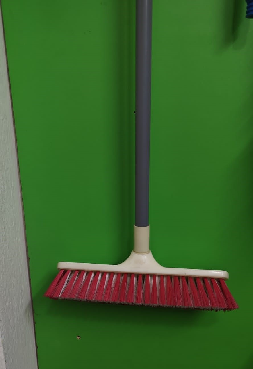 2 in 1 Floor Squeegee with Long Handle