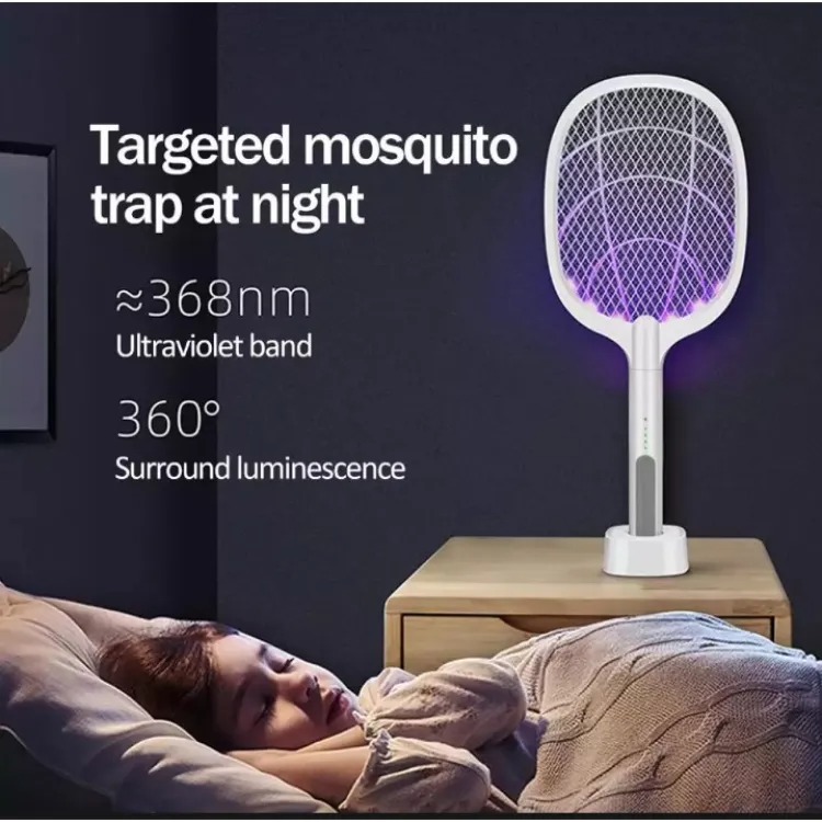 Mosquito killer with stand, light, ray
