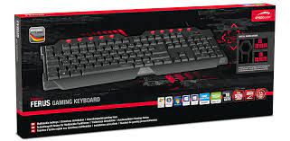 FERUS Gaming Keyboard, black | SL-670000-BK