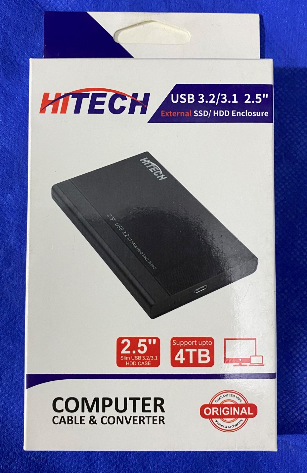 Hitech USB 3.2/3.1 2.5" External SSD HDD Enclosure
