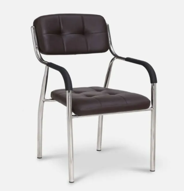 Cushioned Metal Guest Chair (TP 808)