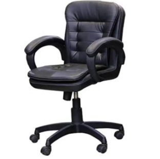 Conference Desk Arm Mid Back Leatherette Office Chair (TP 226)