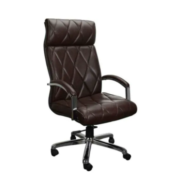 Chocolate Brown Adjustable Height Office Chair (TP 1308 )